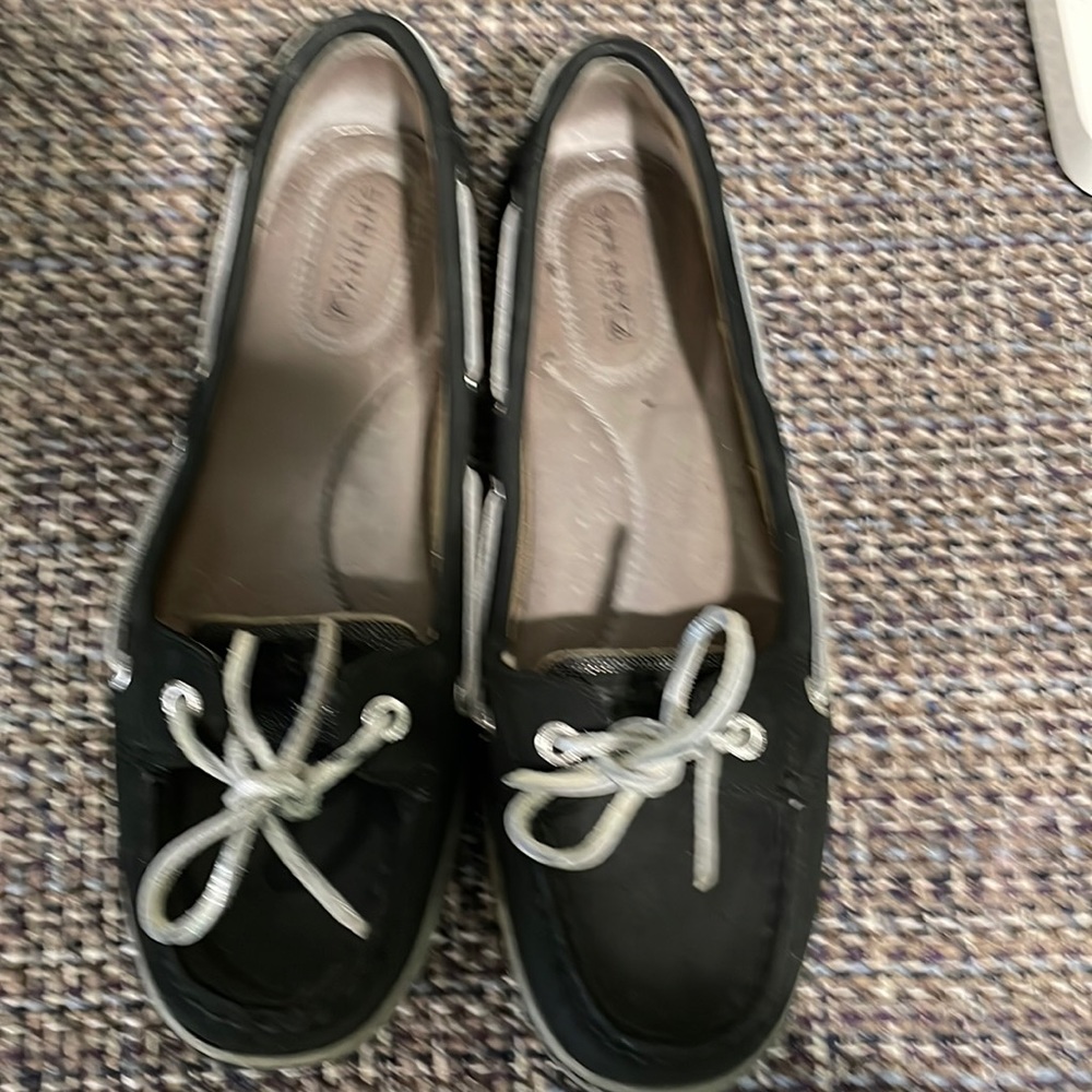 Sperry top siders black